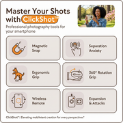 ClickShot™ Magnetic Phone Camera Grip