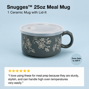 Snugges™ 25oz Meal Mugs w/Lid-Its Set of Two