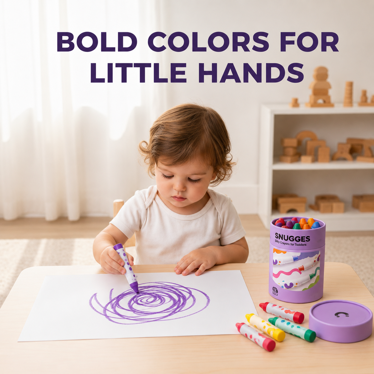 Silky Crayons for Toddlers