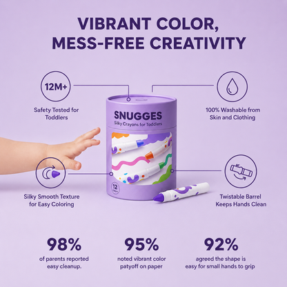 Silky Crayons for Toddlers