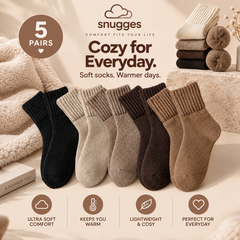 Snugges™ CozyStep Socks (5 Pairs)