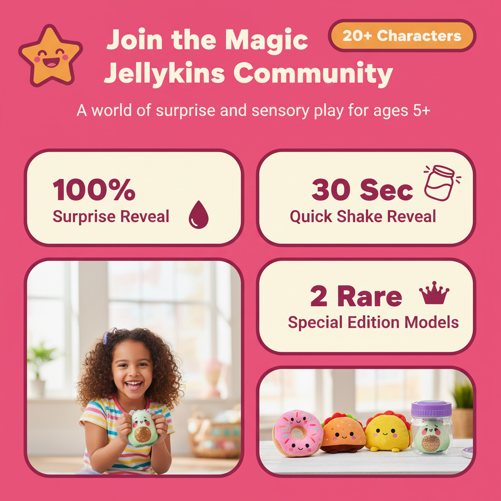 Magic Jellykins - Surprise Reveal Squishy Characters