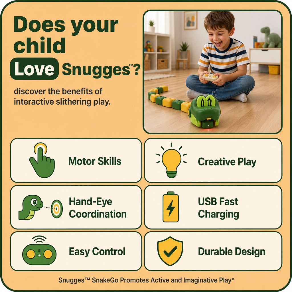 Snugges™ SnakeGo - Remote Control Snake Toy for Kids
