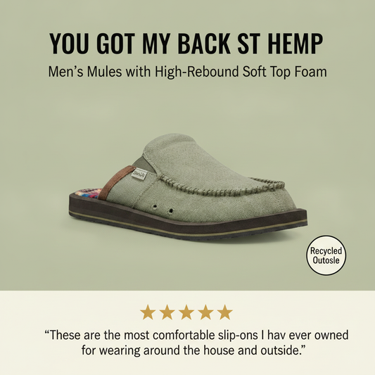 You Got My Back St Hemp - Men Mules