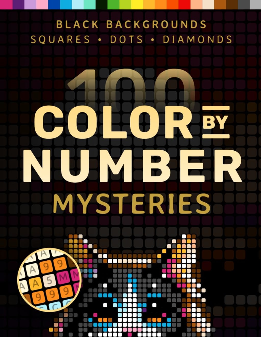 100 Color By Number Coloring Book