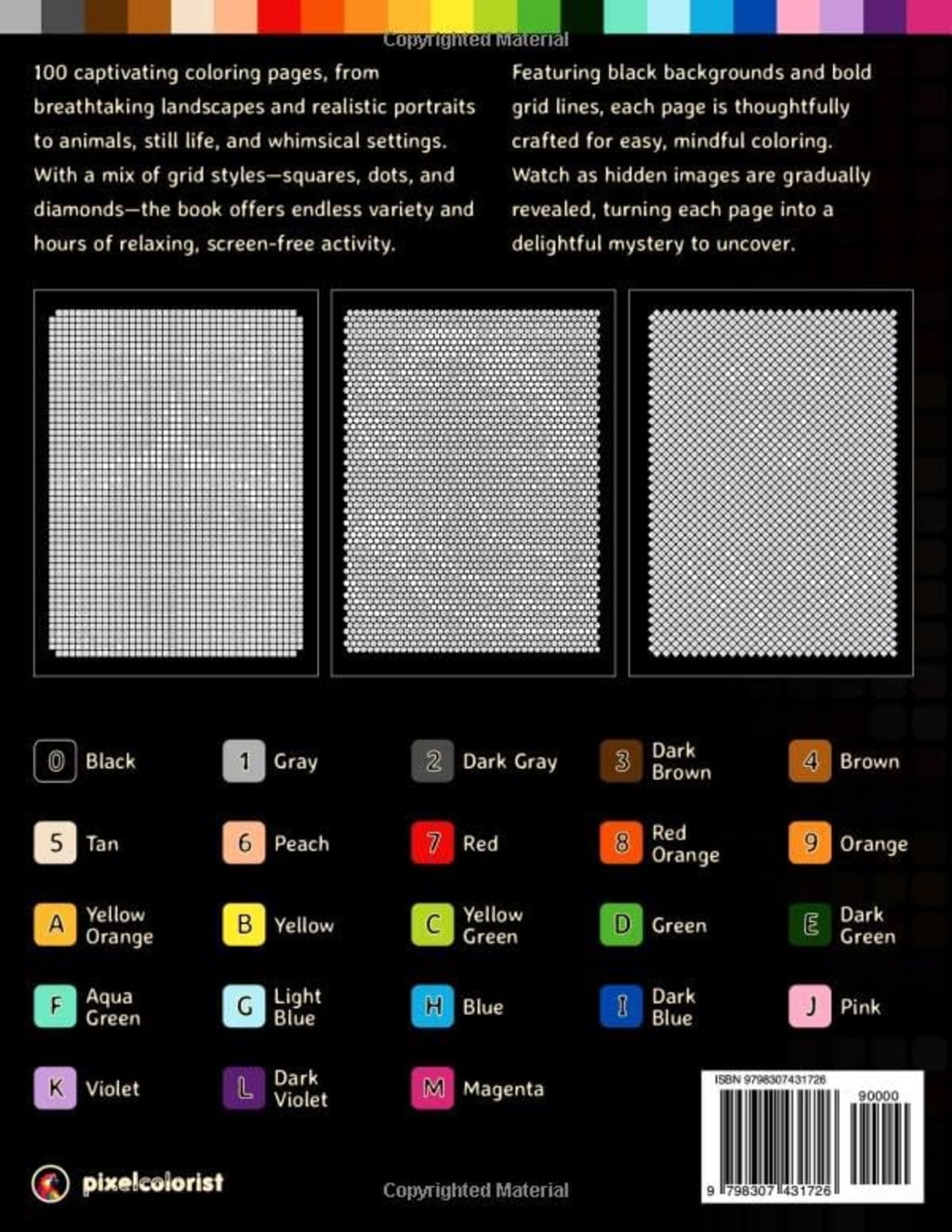 100 Color By Number Coloring Book