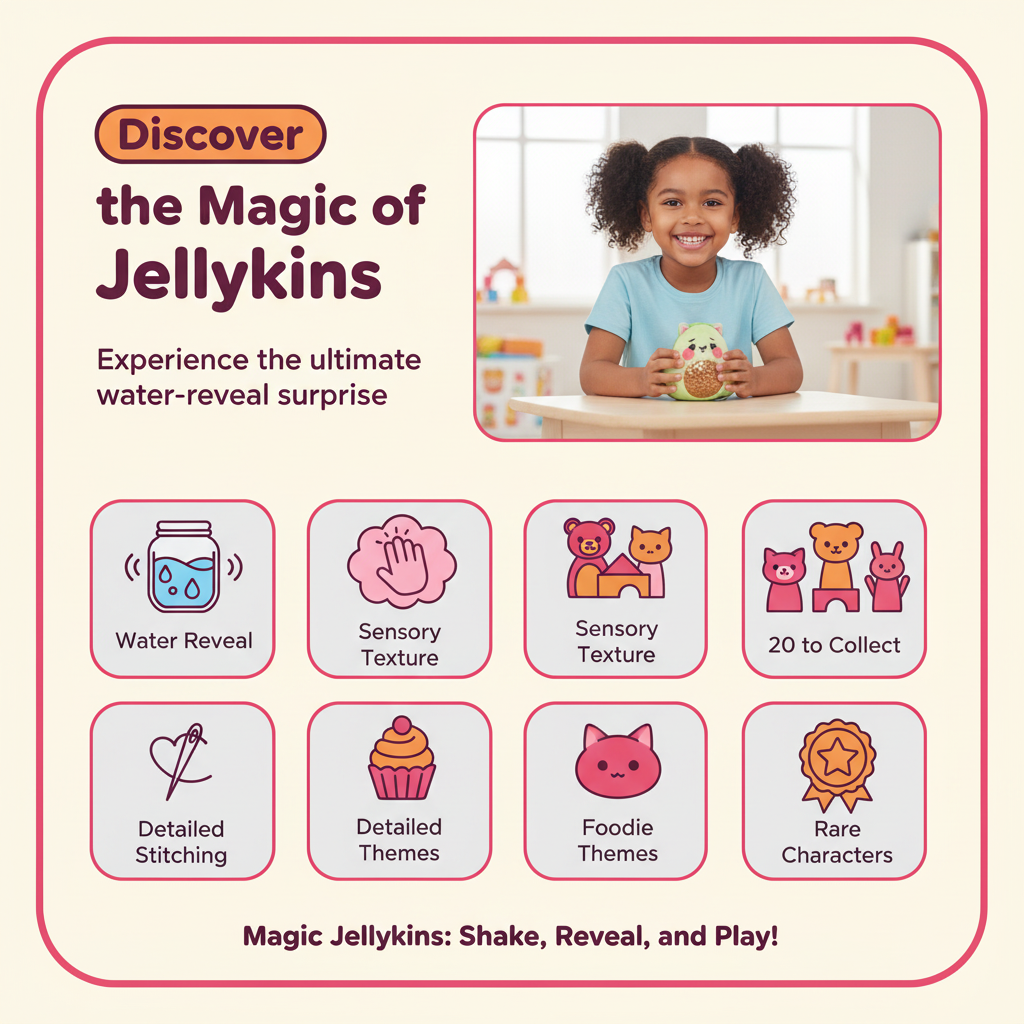 Magic Jellykins - Surprise Reveal Squishy Characters
