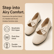 Mary Jane Knit Flats
